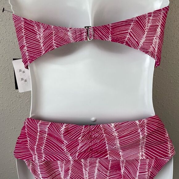 NWT DKNY Bikini Top and Matching Bottoms Size L - Picture 3 of 5